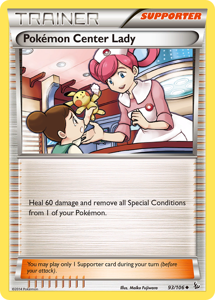 Pokemon Center Lady (93/106) [XY: Flashfire] | Arkham Games and Comics