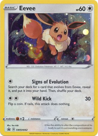 Eevee (SWSH042) [Sword & Shield: Black Star Promos] | Arkham Games and Comics