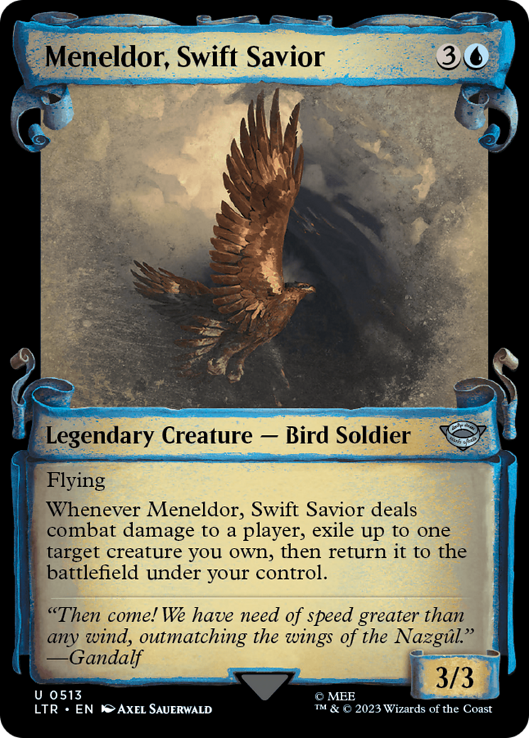 Meneldor, Swift Savior [The Lord of the Rings: Tales of Middle-Earth Showcase Scrolls] | Arkham Games and Comics