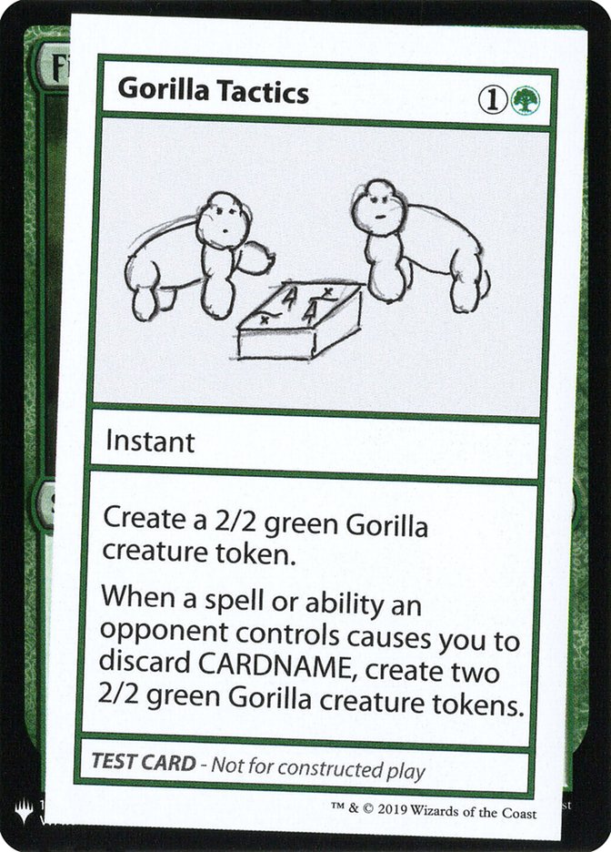 Gorilla Tactics [Mystery Booster Playtest Cards] | Arkham Games and Comics