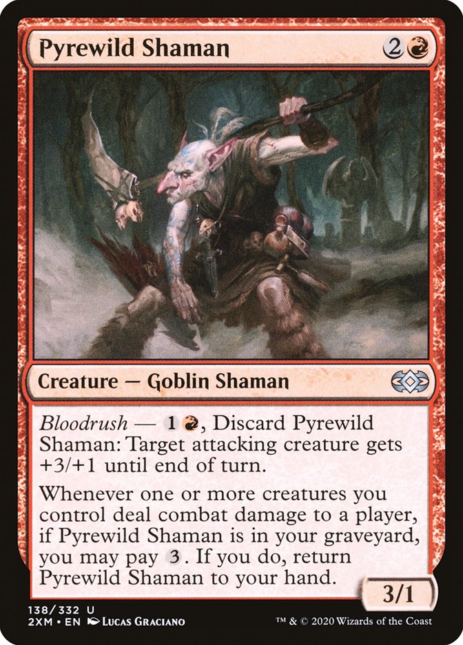 Pyrewild Shaman [Double Masters] | Arkham Games and Comics