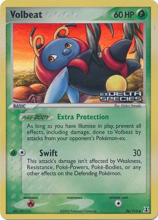 Volbeat (56/113) (Stamped) [EX: Delta Species] | Arkham Games and Comics