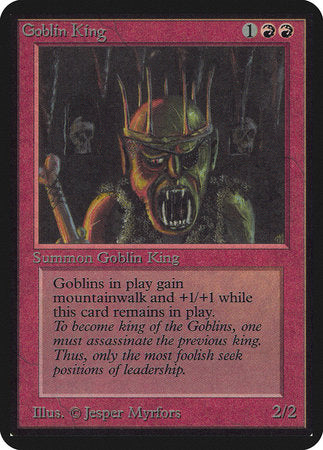 Goblin King [Limited Edition Alpha] | Arkham Games and Comics