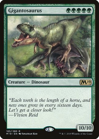 Gigantosaurus [Core Set 2019 Promos] | Arkham Games and Comics