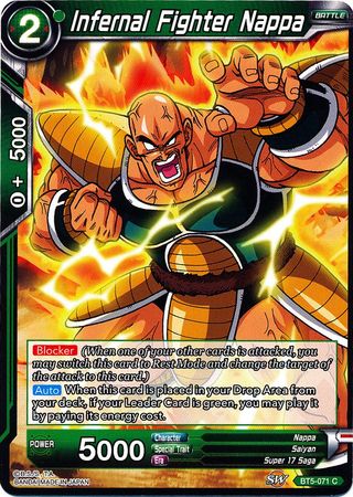 Infernal Fighter Nappa (BT5-071) [Miraculous Revival] | Arkham Games and Comics