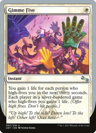 Gimme Five [Unstable] | Arkham Games and Comics