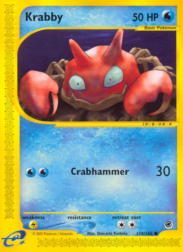 Krabby (115/165) [Expedition: Base Set] | Arkham Games and Comics