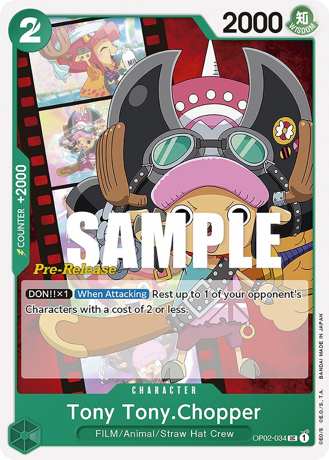 Tony Tony.Chopper [Paramount War Pre-Release Cards] | Arkham Games and Comics