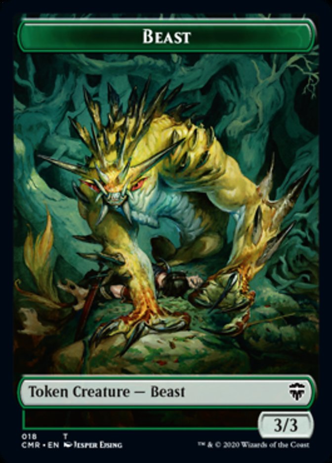 Beast (18) // Beast Token (19) [Commander Legends Tokens] | Arkham Games and Comics