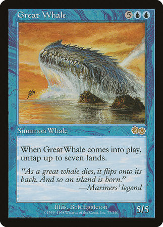 Great Whale [Urza's Saga] | Arkham Games and Comics