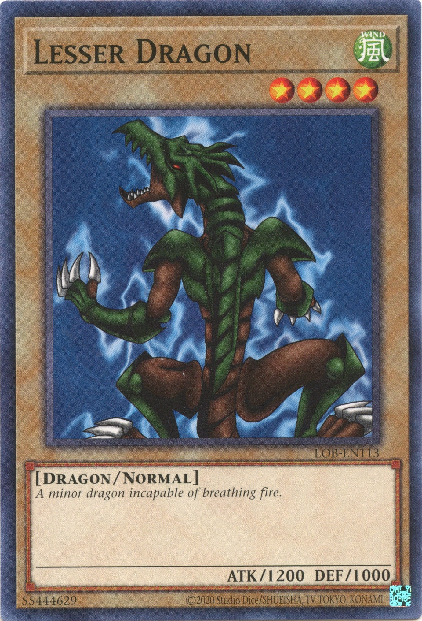 Lesser Dragon (25th Anniversary) [LOB-EN113] Common | Arkham Games and Comics