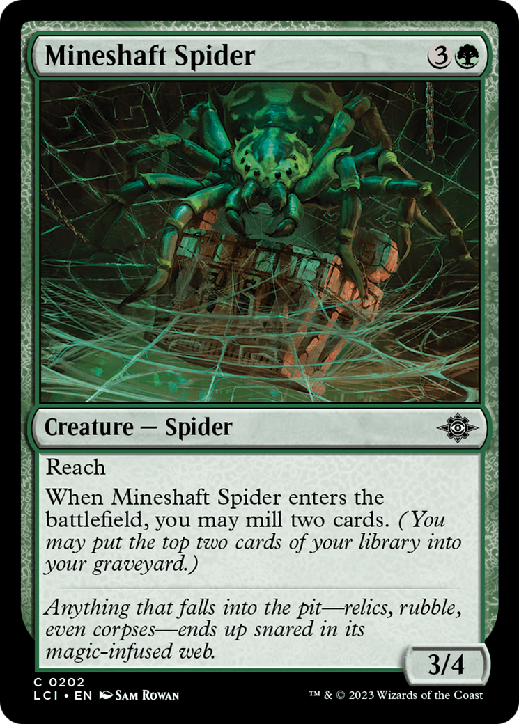 Mineshaft Spider [The Lost Caverns of Ixalan] | Arkham Games and Comics