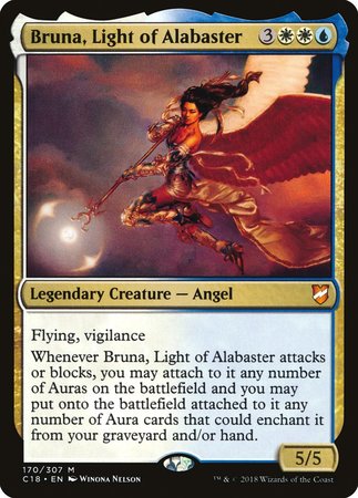 Bruna, Light of Alabaster [Commander 2018] | Arkham Games and Comics