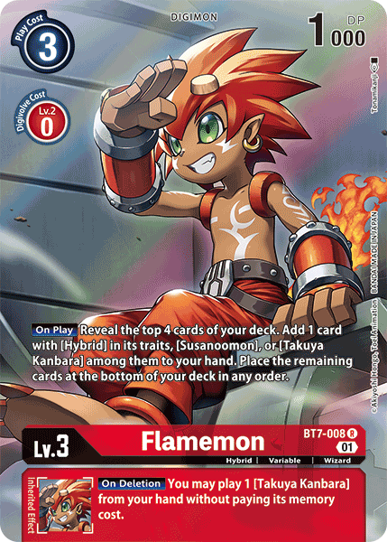 Flamemon [BT7-008] (Alternate Art) [Next Adventure] | Arkham Games and Comics