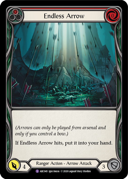 Endless Arrow [U-ARC045] (Arcane Rising Unlimited)  Unlimited Rainbow Foil | Arkham Games and Comics