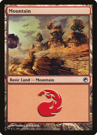 Mountain (245) [Scars of Mirrodin] | Arkham Games and Comics