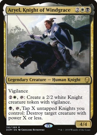 Aryel, Knight of Windgrace [Dominaria] | Arkham Games and Comics