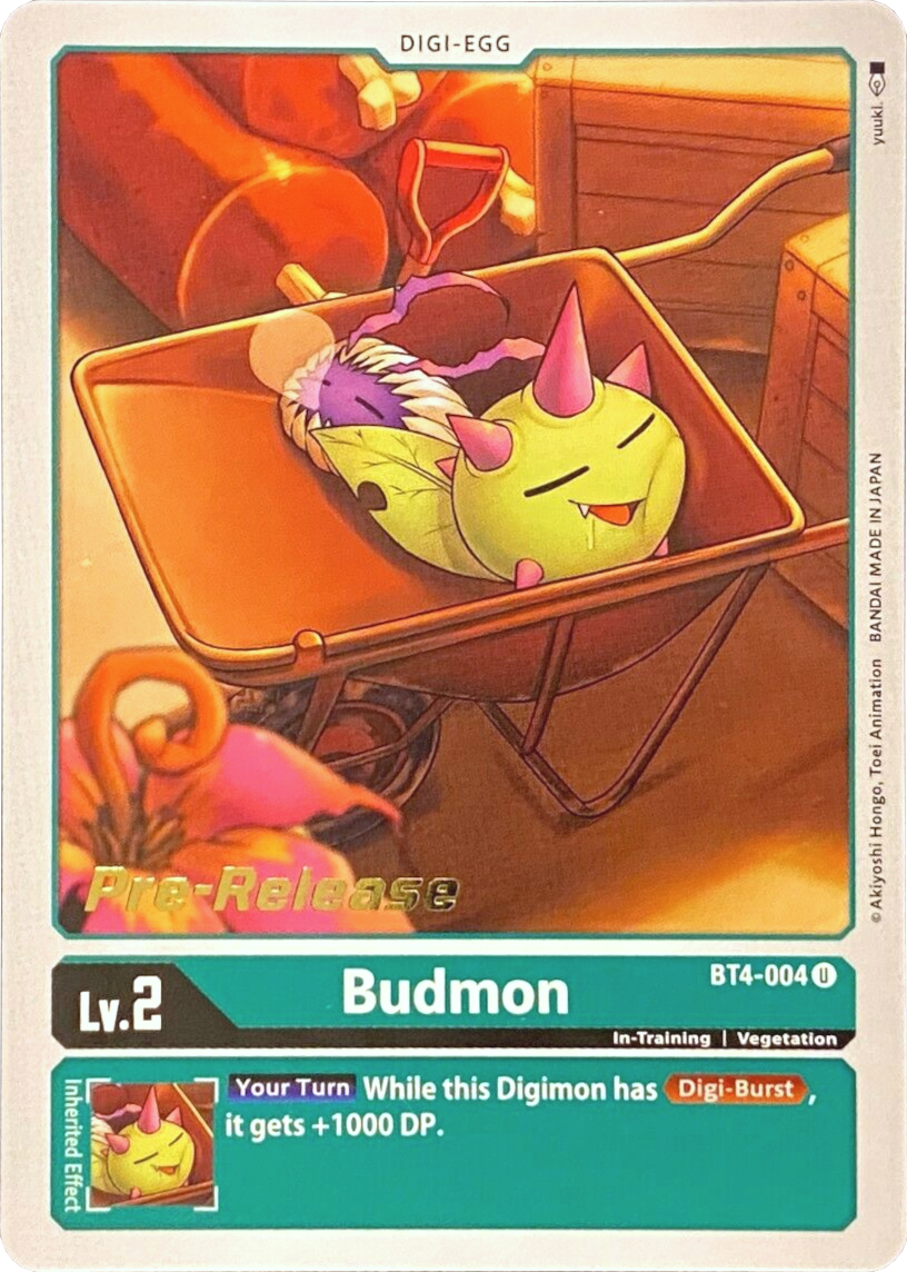 Budmon [BT4-004] [Great Legend Pre-Release Promos] | Arkham Games and Comics