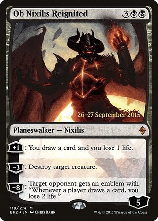 Ob Nixilis Reignited [Battle for Zendikar Promos] | Arkham Games and Comics