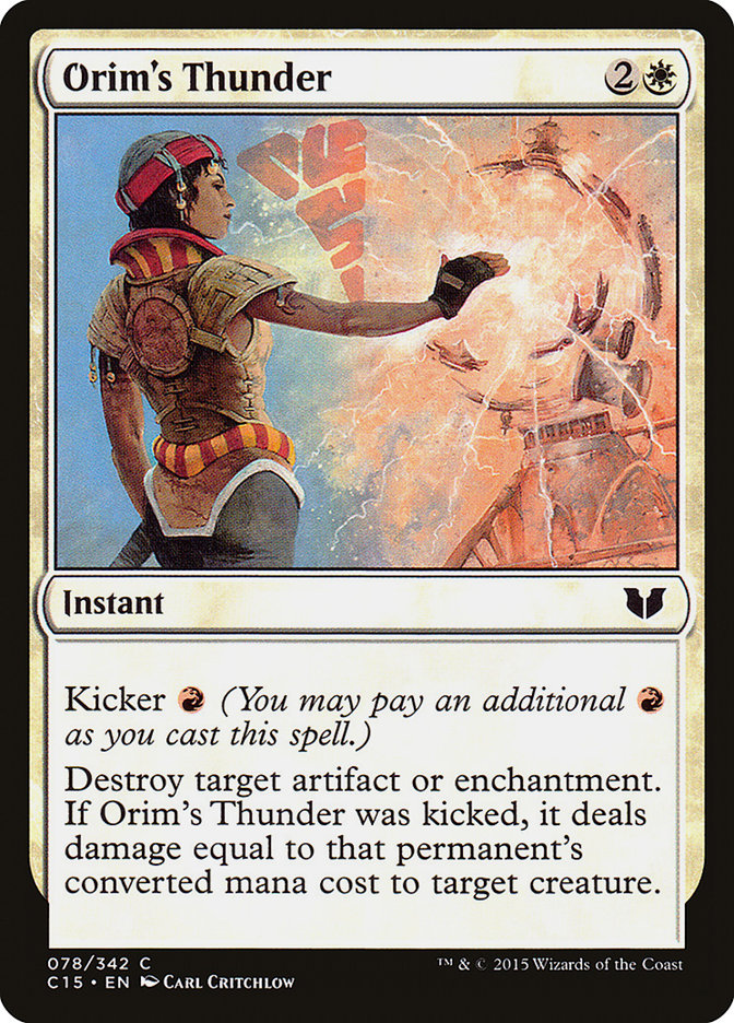 Orim's Thunder [Commander 2015] | Arkham Games and Comics
