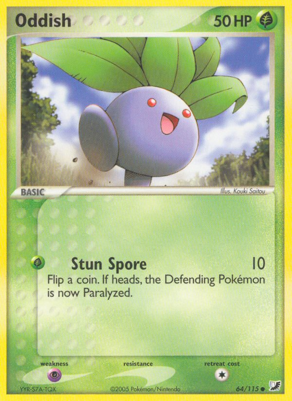 Oddish (64/115) [EX: Unseen Forces] | Arkham Games and Comics