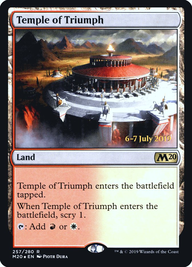 Temple of Triumph  [Core Set 2020 Prerelease Promos] | Arkham Games and Comics