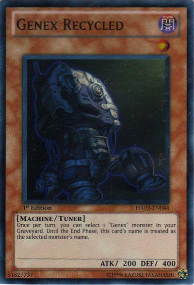 Genex Recycled [HA02-EN044] Super Rare | Arkham Games and Comics