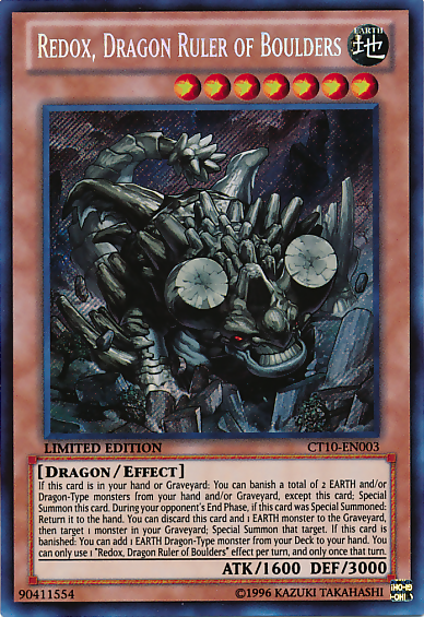 Redox, Dragon Ruler of Boulders [CT10-EN003] Secret Rare | Arkham Games and Comics