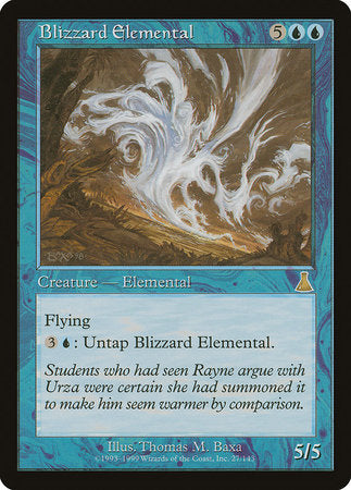 Blizzard Elemental [Urza's Destiny] | Arkham Games and Comics