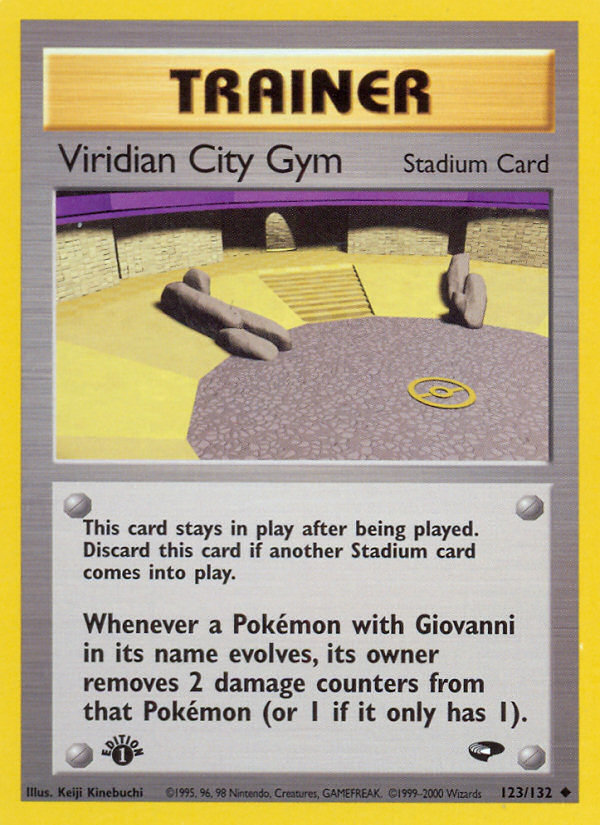 Viridian City Gym (123/132) [Gym Challenge 1st Edition] | Arkham Games and Comics