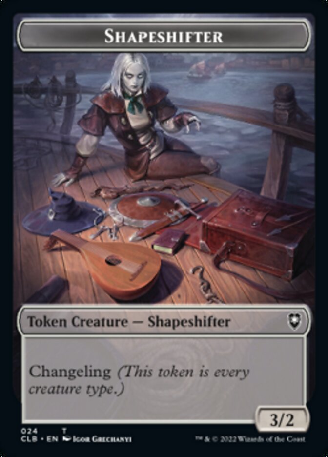 Shapeshifter (024) // Shapeshifter (028) Double-sided Token [Commander Legends: Battle for Baldur's Gate Tokens] | Arkham Games and Comics