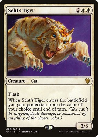 Seht's Tiger [Commander 2017] | Arkham Games and Comics