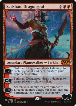 Sarkhan, Dragonsoul [Core Set 2019] | Arkham Games and Comics