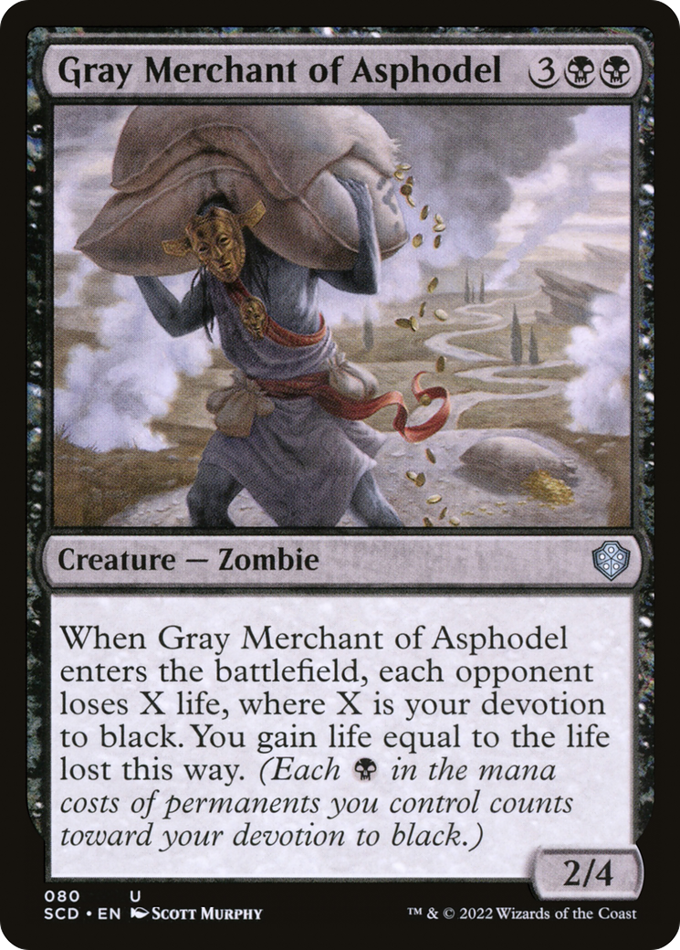 Gray Merchant of Asphodel [Starter Commander Decks] | Arkham Games and Comics