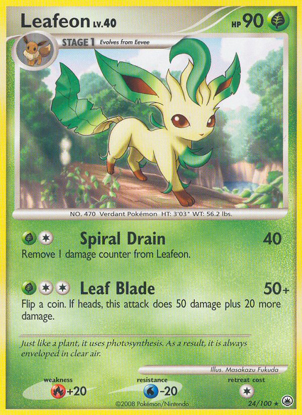 Leafeon (24/100) [Diamond & Pearl: Majestic Dawn] | Arkham Games and Comics