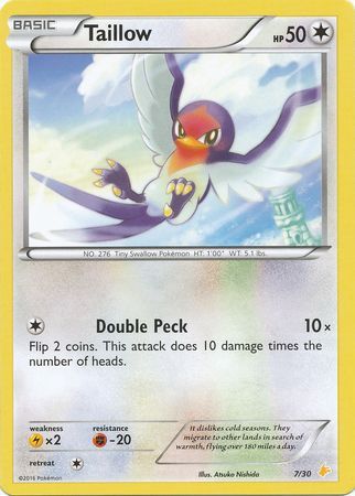 Taillow (7/30) [XY: Trainer Kit 3 - Pikachu Libre] | Arkham Games and Comics