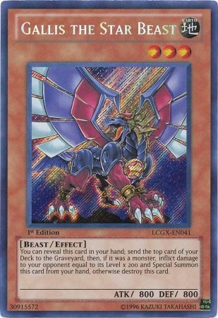 Gallis the Star Beast [LCGX-EN041] Secret Rare | Arkham Games and Comics