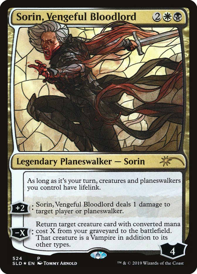 Sorin, Vengeful Bloodlord (Stained Glass) [Secret Lair Drop Promos] | Arkham Games and Comics
