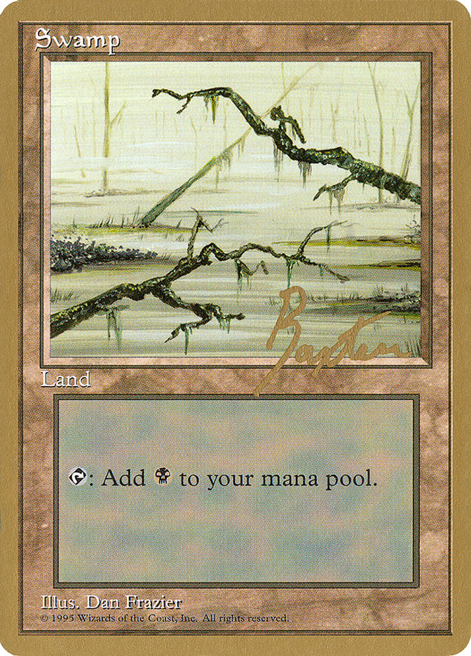 Swamp (gb371) (George Baxter) [Pro Tour Collector Set] | Arkham Games and Comics