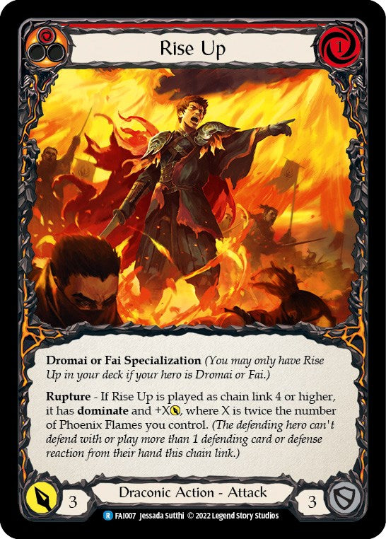 Rise Up [FAI007] (Uprising Fai Blitz Deck) | Arkham Games and Comics