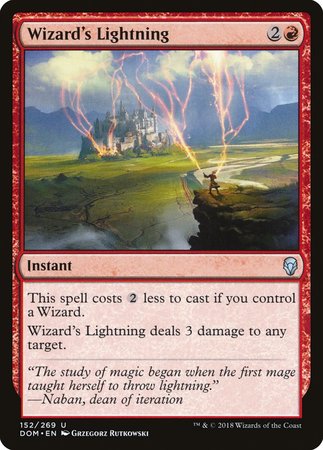 Wizard's Lightning [Dominaria] | Arkham Games and Comics
