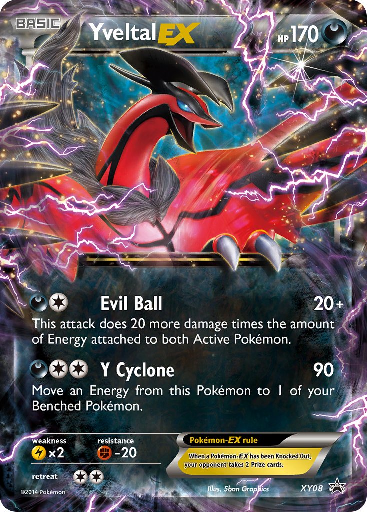 Yveltal EX (XY08) [XY: Black Star Promos] | Arkham Games and Comics