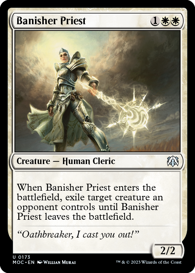 Banisher Priest [March of the Machine Commander] | Arkham Games and Comics