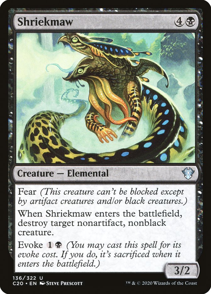 Shriekmaw [Commander 2020] | Arkham Games and Comics