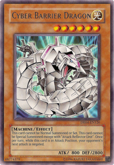 Cyber Barrier Dragon [DR04-EN126] Rare | Arkham Games and Comics