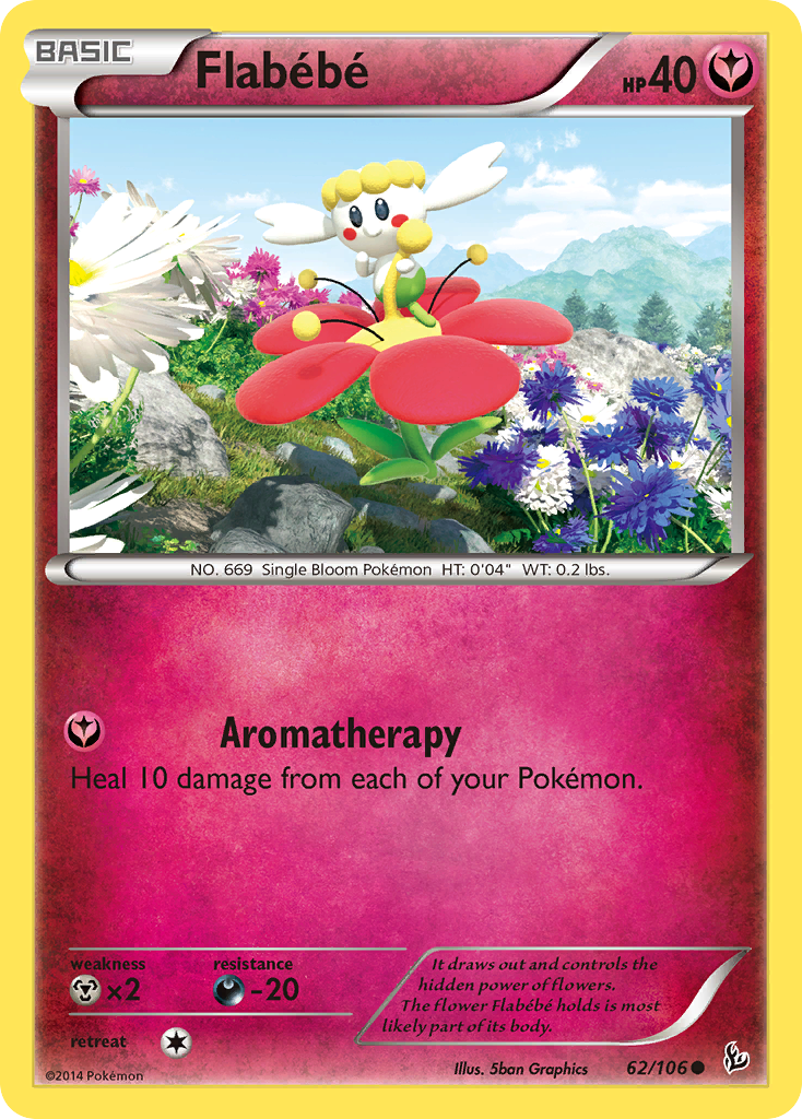 Flabebe (62/106) [XY: Flashfire] | Arkham Games and Comics