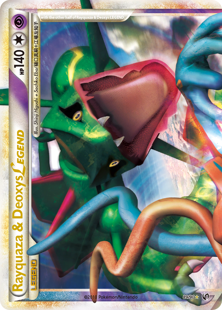 Rayquaza & Deoxys LEGEND (89/90) [HeartGold & SoulSilver: Undaunted] | Arkham Games and Comics