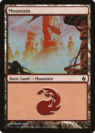 Mountain (31) [Premium Deck Series: Fire and Lightning] | Arkham Games and Comics