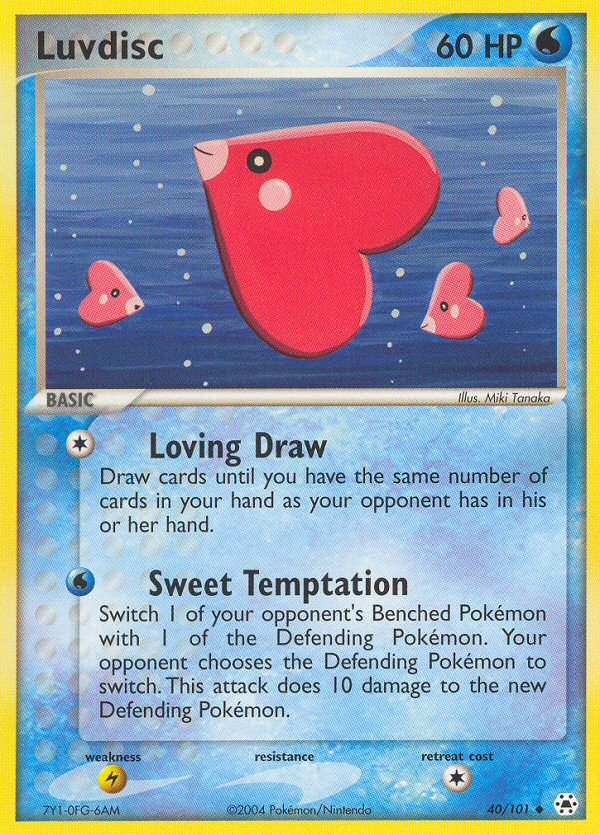 Luvdisc (40/101) [EX: Hidden Legends] | Arkham Games and Comics