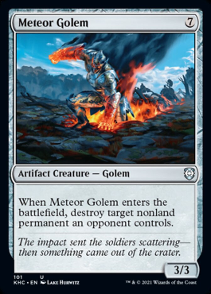 Meteor Golem [Kaldheim Commander] | Arkham Games and Comics